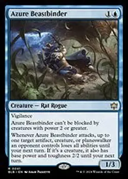 Azure Beastbinder - Bloomburrow | MTG Card - Image 4