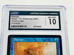 CGC 10 - 1997 DISRUPT - Weatherlight Graded MTG Magic the Gathering Card - Image 2