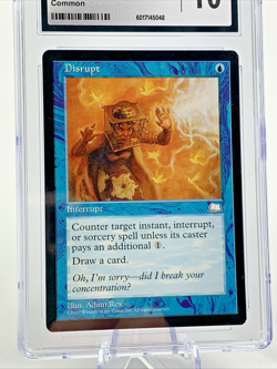 CGC 10 - 1997 DISRUPT - Weatherlight Graded MTG Magic the Gathering Card - Image 3