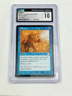 CGC 10 - 1997 DISRUPT - Weatherlight Graded MTG Magic the Gathering Card - Image 5