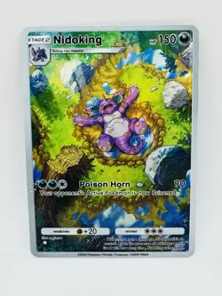 Pokemon POCKET Nidoking Kawaii illustration DIY Doujin Art Card - Image 1