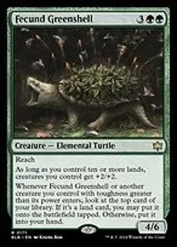 Fecund Greenshell - Bloomburrow | MTG Card - Image 4