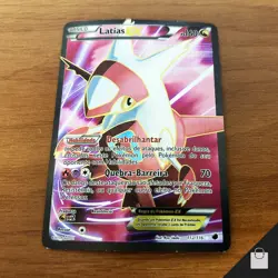 Latias EX 112/116 Plasma Freeze Pokemon TCG Brazilian Full Art Card Rare SP LP - Image 1