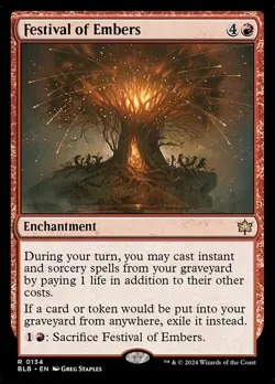 Festival of Embers - Bloomburrow | MTG Card - Image 1