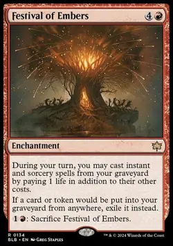 Festival of Embers - Bloomburrow | MTG Card - Image 3