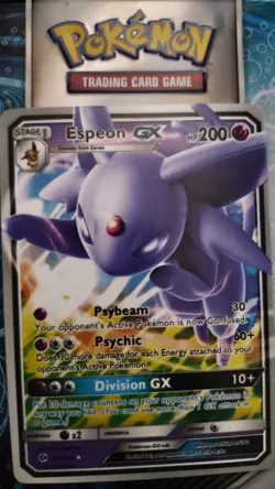 Espeon GX Pokemon Trading Card Game Card. TCG. New Condition - Image 1