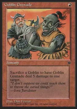 Goblin Grenade - Fallen Empires | MTG Card - Image 3