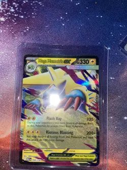 Mega Manectric EX Holo Card Mega Evolutions Pokemon TCG Near mint - Image 1