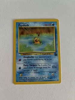 1999 Pokemon TCG Psyduck #20 Black Star Promo Card -Nm -Ungraded - Image 1