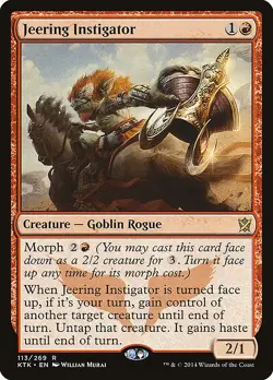 Jeering Instigator - Khans of Tarkir | MTG Card - Image 1