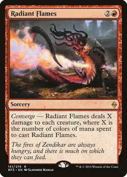 Radiant Flames - Battle for Zendikar | MTG Card - Image 1