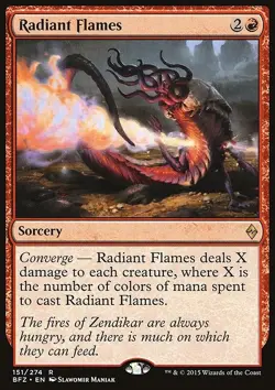Radiant Flames - Battle for Zendikar | MTG Card - Image 3