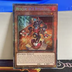 1ST EDITION RESCUE-ACE HYDRANT 2025 MP25-EN046 YUGIOH CARD (NM) - Image 1