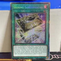 1ST EDITION SHINING SARCOPHAGUS 2025 MP25-EN005 YUGIOH CARD (NM) - Image 1
