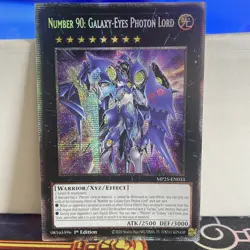 1ST EDITION NUMBER 90: GALAXY-EYES PHOTON LORD 2025 MP25-EN033 YUGIOH CARD (NM) - Image 1