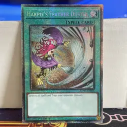 1ST EDITION HARPIE'S FEATHER DUSTER 2025 MP25-EN016 YUGIOH CARD (NM) - Image 1