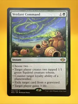 x1 Verdant Command | Modern Horizons 2 (182/303) | NM | Magic MTG [freshpullsco] - Image 1