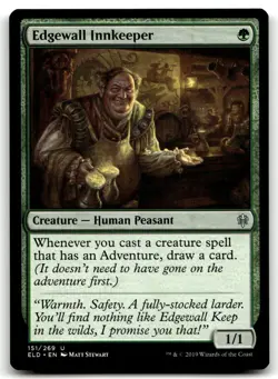 MTG Edgewall Innkeeper U Throne of Eldraine 151 LP - Image 1