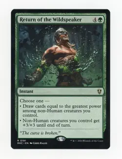 MTG - Return of the Wildspeaker 0181 Commander Murders at Karlov Manor Rare NM - Image 1