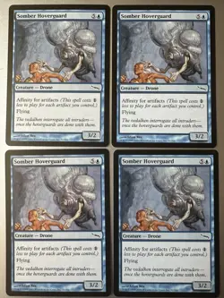 4x Somber Hoverguard (NM) Mirrodin Common MRD Magic the Gathering MTG Playset - Image 1