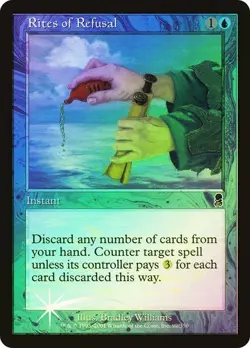 Odyssey MTG FOIL Rites of Refusal Magic - Image 1