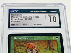 CGC 10 - 1998 REJUVENATE - Urza's Saga Graded MTG Magic the Gathering Card - Image 2