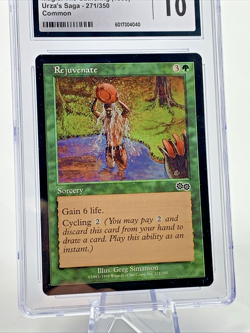 CGC 10 - 1998 REJUVENATE - Urza's Saga Graded MTG Magic the Gathering Card - Image 3