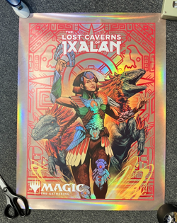 MTG Magic the Gathering Lost Caverns of Ixalan FOIL WPN PROMOTIONAL Poster Tube - Image 2