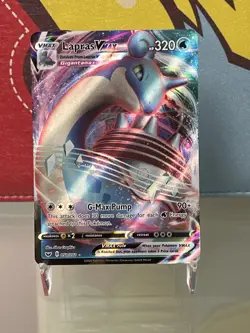 Pokemon TCG • 2020 •Lapras VMAX 50/202 • Sword & Shield • Ultra Rare • Mint - Image 1