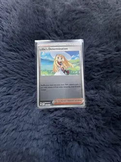 Lillie’s Determination 119/132 Reverse Holofoil Pokemon Mega Evolution - Image 1
