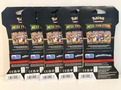 Pokemon TCG Mega Evolutions Sleeved Booster Pack Lot X5 | Set of 5 | IN HAND - Image 2