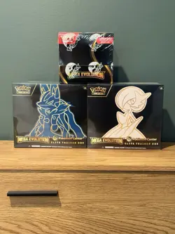 Pokemon Center Mega Evolutions ETB Set & Booster Box Preorder! In Hand! - Image 1
