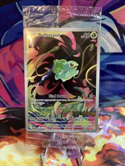 Bulbasaur 133/132 Illustration Rare Pokemon Mega Evolution STAMPED SEALED - Image 1