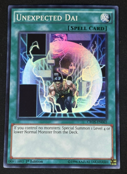 Unexpected Dai - Super Rare CROS-EN065 - NM - YuGiOh - Image 1