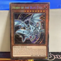 1ST EDITION HEART OF THE BLUE-EYES 2025 MP25-EN013 YUGIOH CARD (NM) - Image 1