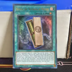 1ST EDITION NINJITSU ART NOTEBOOK OF MYSTERY 2022 DABL-EN061 YUGIOH CARD (NM) - Image 1