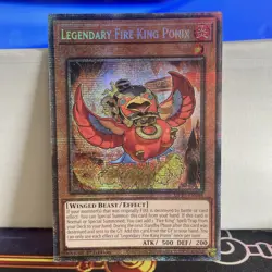 1ST EDITION LEGENDARY FIRE KING PONIX 2025 MP25-EN048 YUGIOH CARD (NM) - Image 1