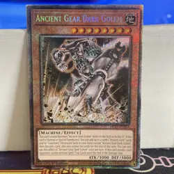 1ST EDITION ANCIENT GEAR DARK GOLEM 2025 MP25-EN003 YUGIOH CARD (NM) - Image 1