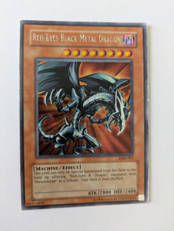 Red-Eyes Black Metal Dragon x1 Damaged Forbidden Memories FMR-001 yugioh - Image 3