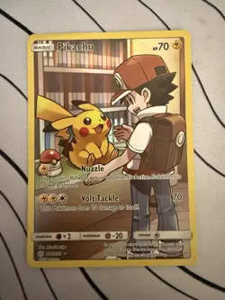 Pikachu - 241/236 - Pokemon Cosmic Eclipse Sun & Moon Secret Rare Card NM - Image 1