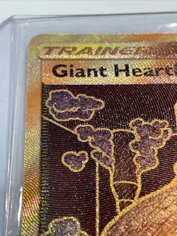 Giant Hearth 263/236 Secret Rare Gold Pokemon Card Cosmic Eclipse NM - Image 3