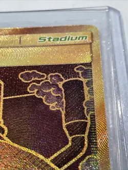 Giant Hearth 263/236 Secret Rare Gold Pokemon Card Cosmic Eclipse NM - Image 4