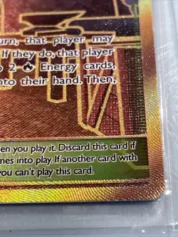 Giant Hearth 263/236 Secret Rare Gold Pokemon Card Cosmic Eclipse NM - Image 5