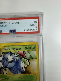 2003 Pokemon Dark Ivysaur #6 P.M. Best of Game Promo PSA 9 Trading Card Game TCG - Image 3