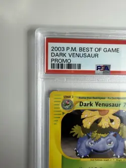 2003 Pokemon Venusaur #7 P.M. Best of Game Promo PSA 9 Trading Card Game TCG - Image 2