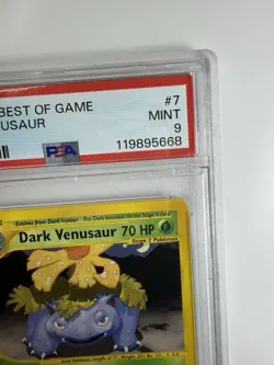2003 Pokemon Venusaur #7 P.M. Best of Game Promo PSA 9 Trading Card Game TCG - Image 3