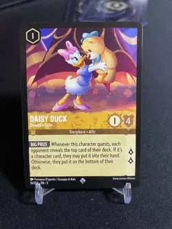 Disney Lorcana Daisy Duck Donald's Date-Shimmering Skies Card 16/204 - Image 1
