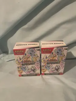 Pokemon trading cards Scarlet & Violet Prismatic Evolutions booster bundles 2 - Image 1