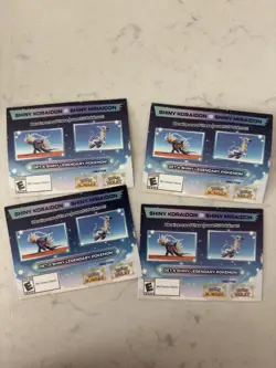 (1) Shiny Koraidon or Miraidon Pokemon Scarlet Violet Code Card - Gamestop - Image 1