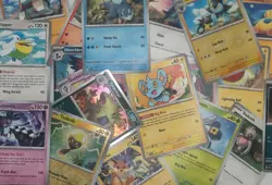 POKEMON Cards 100 card lot - NO DUPLICATES, NO ENERGIES! Includes rares! - Image 4